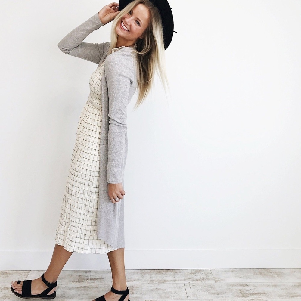 Lush | Smocking Midi Dress